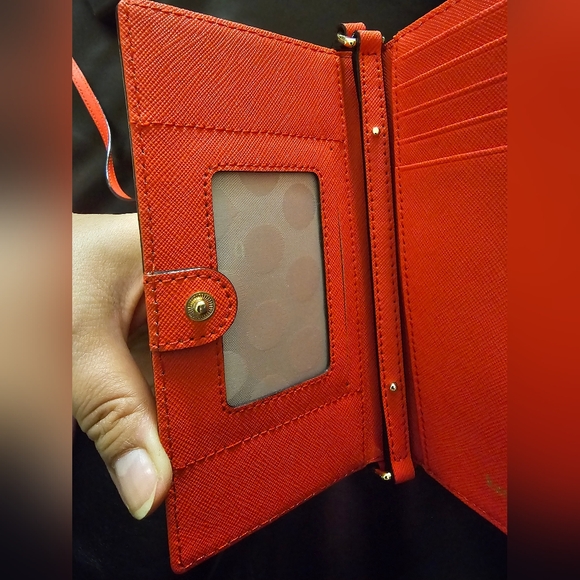 Kate Spade Crossbody Red Saffiano Leather NWOT - Picture 7 of 15